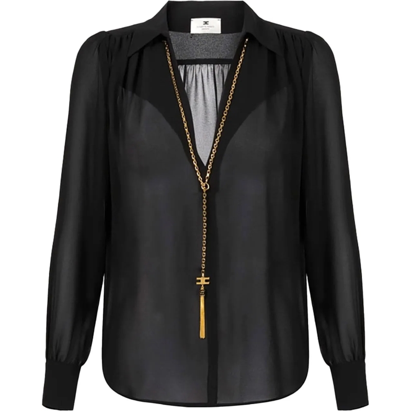 Elisabetta Franchi Chemisier Shirts Black schwarz