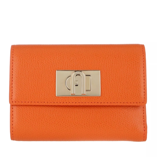 Furla 1927 Medium Bi-Fold Orange Bi-Fold Wallet