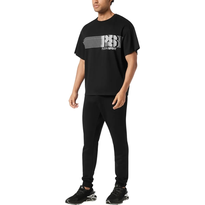 Plein Sport T-Shirt T-Shirt Rundhalsausschnitt Ss Logo schwarz(Image 4)