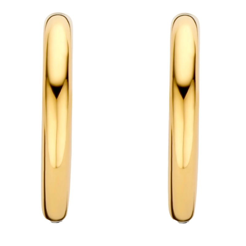 Ti Sento Ohrstecker 925er Sterlingsilber The Heart Creole gold(Image 7)