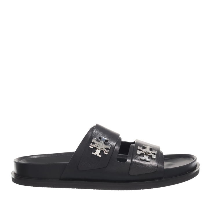 サンダル・ミュール Tory Burch T LOCK SPORT SLIDES Tory Burch T Lock Sport Slide Perfect Black | Sandals