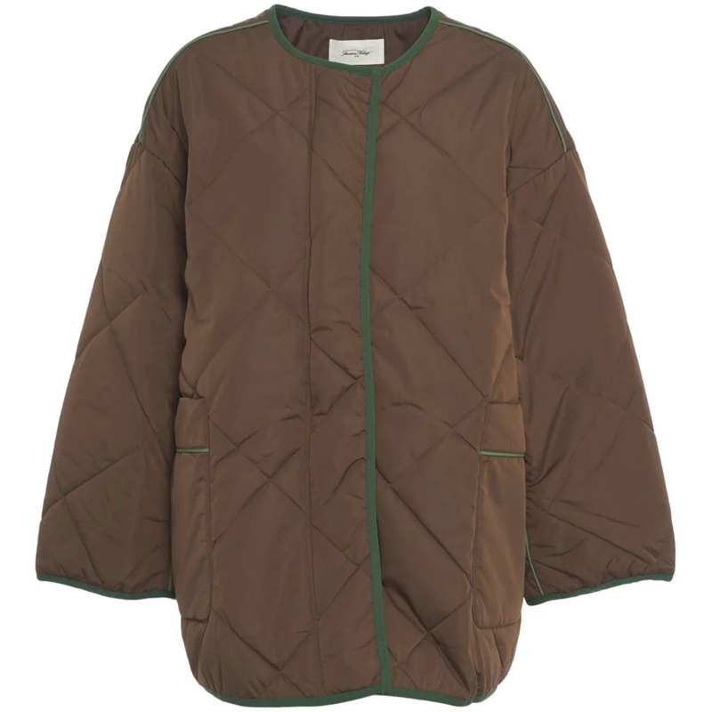 American Vintage Übergangsjacke Quilted jacket 'Vowbay' braun