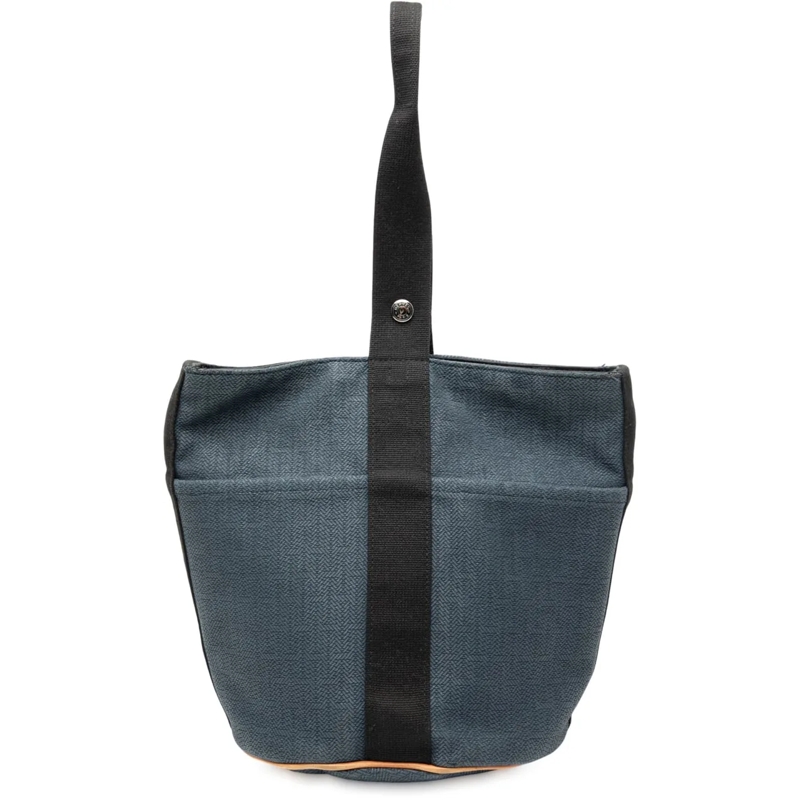 Hermès Sac à bandoulière Toile Saxo MM blau