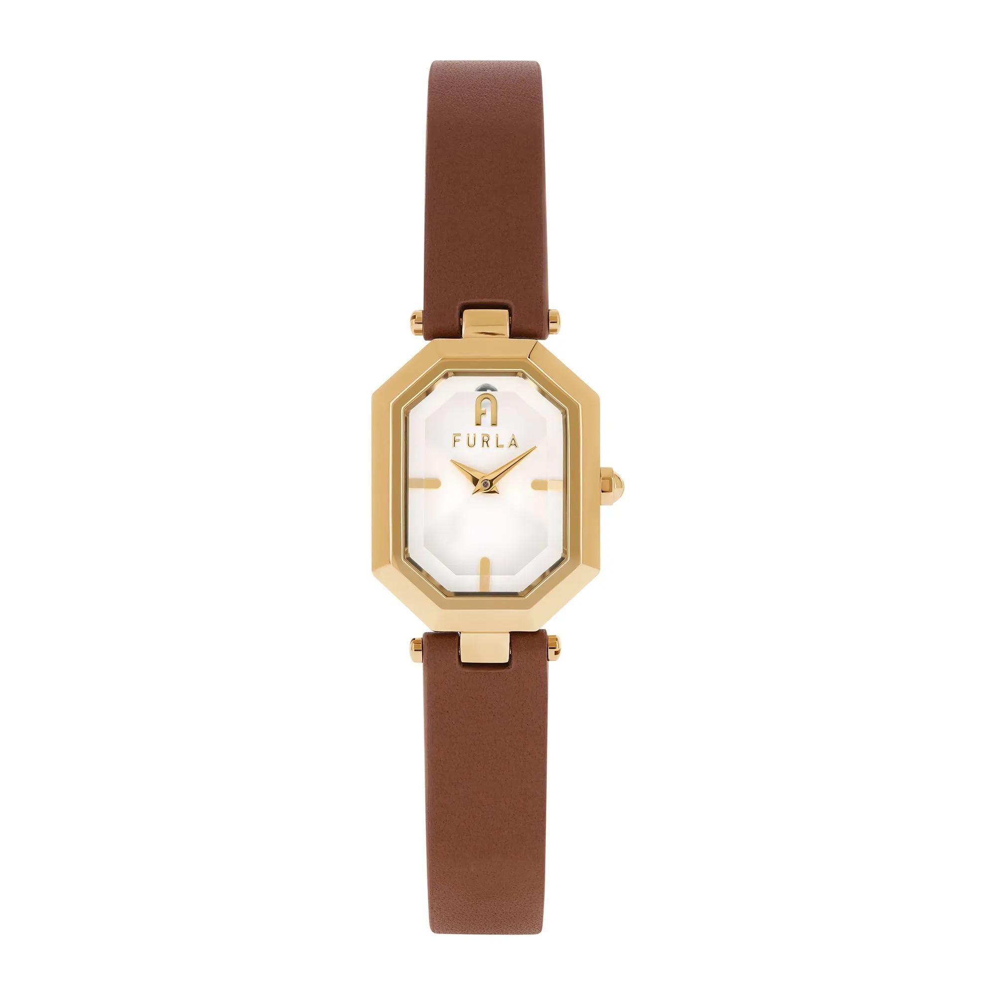 Furla Uhren - Analoguhr Furla Octagonal - Gr. unisize - in Braun - für Damen und Herren