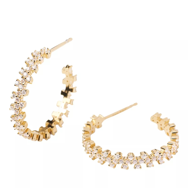 PDPAOLA Creolen Crown Earrings Gold(Image 2)