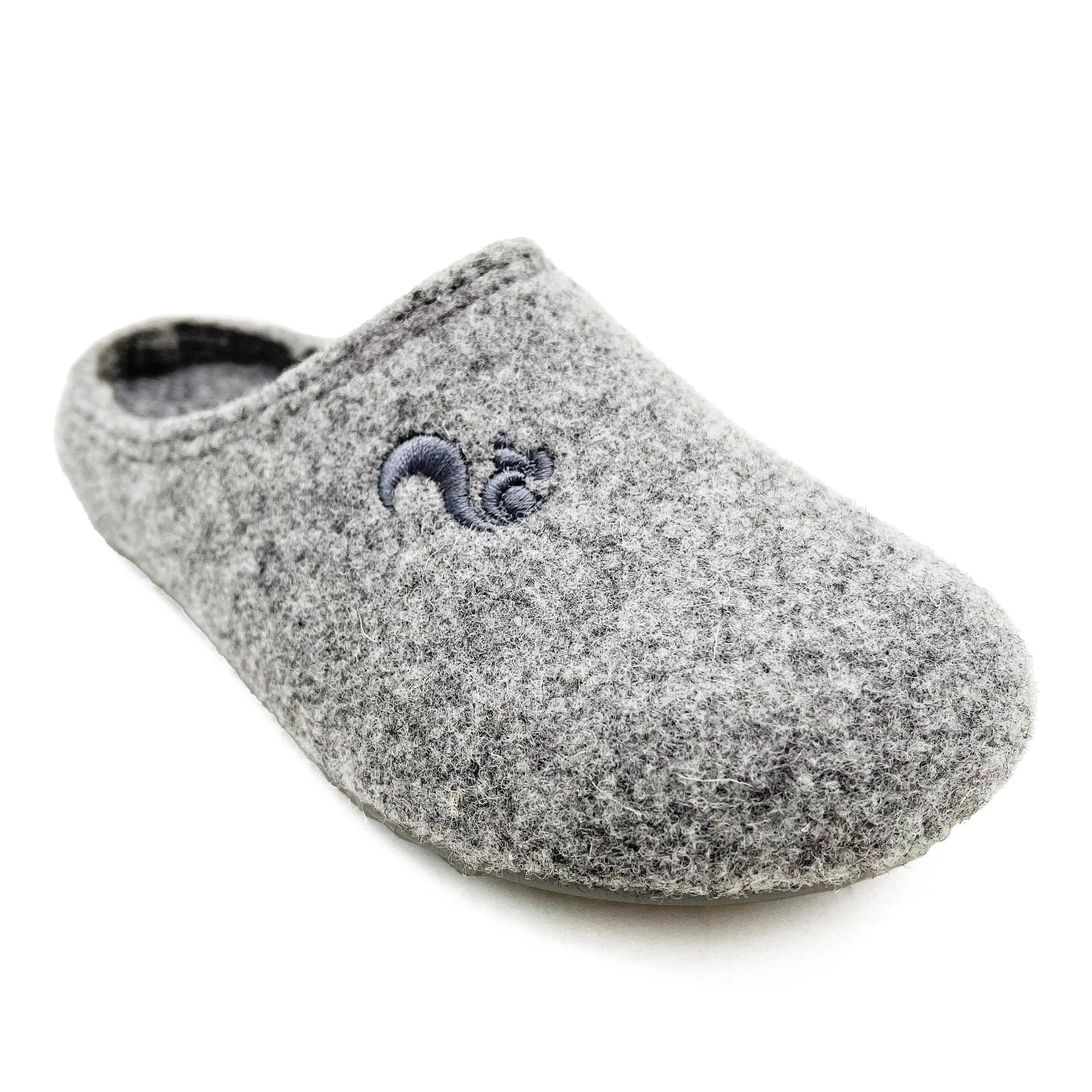 thies Sneakers - thies 1856 ® Recycled PET Slipper Kids vegan light - Gr. 31 - in Grau - für Damen