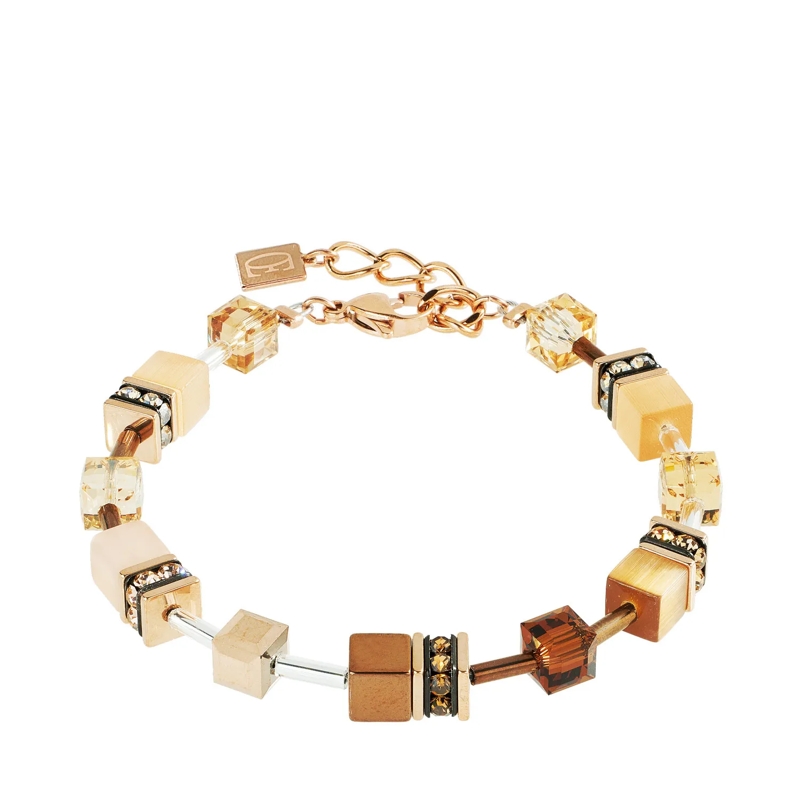 COEUR DE LION Armband GeoCUBE® Iconic Armband Mocha braun