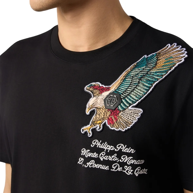 Philipp Plein T-Shirt Round Neck T-Shirt Eagle Montecarlo schwarz(Image 5)