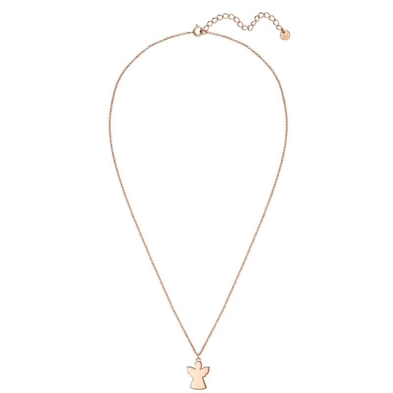Glanzstücke München Mittellange Halskette Sterling Silber Halskette Engel rosegold(Image 2)
