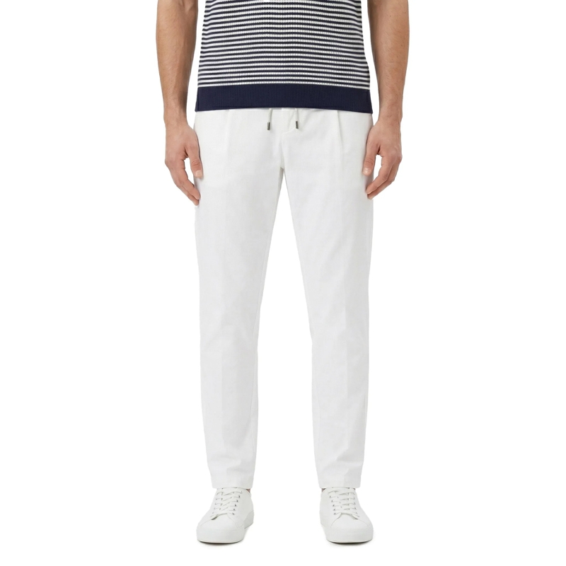 Eleventy Freizeithose Chinohose aus Baumwolle weiß(Image 2)