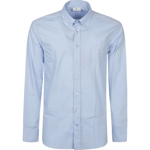 Etro Legere Oberteile Roma Long Sleeve Shirt Blue blau