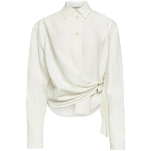 J.W.Anderson T-shirts Draped Twisted Shirt Off White weiß