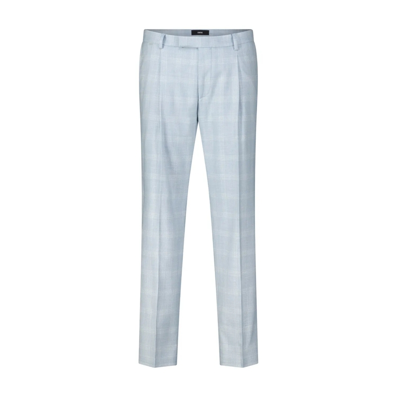 Cinque Freizeithose Karierte Chinohose blau