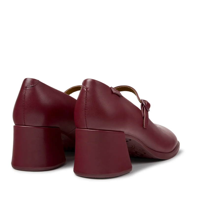 Camper Schnürschuhe Der neue feminine Absatzschuh für den Alltag ist i dunkelrot(Image 3)