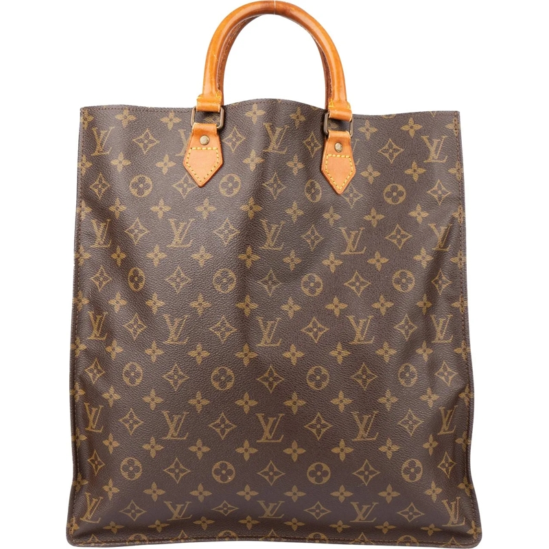 Louis Vuitton Schultertasche Louis Vuitton Canvas Monogram Sac Plat Hanbag mehrfarbig