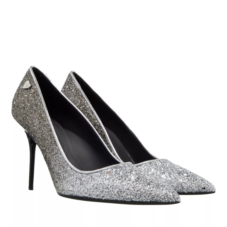 Silver bling hot sale pumps