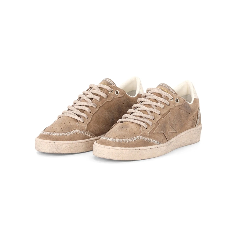 Golden Goose Veterschoenen Sneaker Ball Star braun