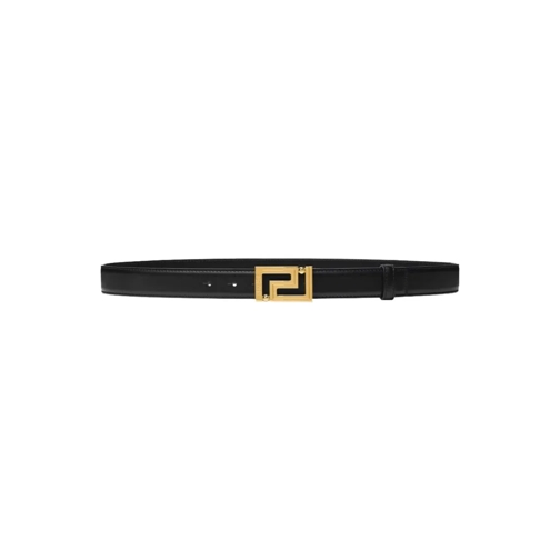 Versace Riem Greca Leather Belt Black