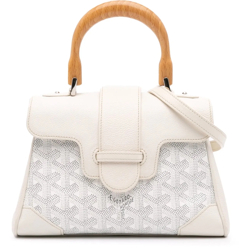 GOYARD Fourre-tout Mini Goyardine Saigon Souple weiß