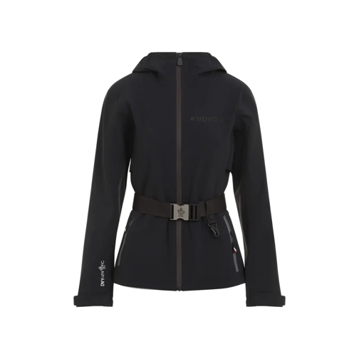 Moncler Fex Black Polyamide Jacket Black Overgangsjas