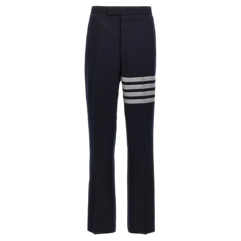 Thom Browne Pantalon de costume 4 Bar' Pants Blue