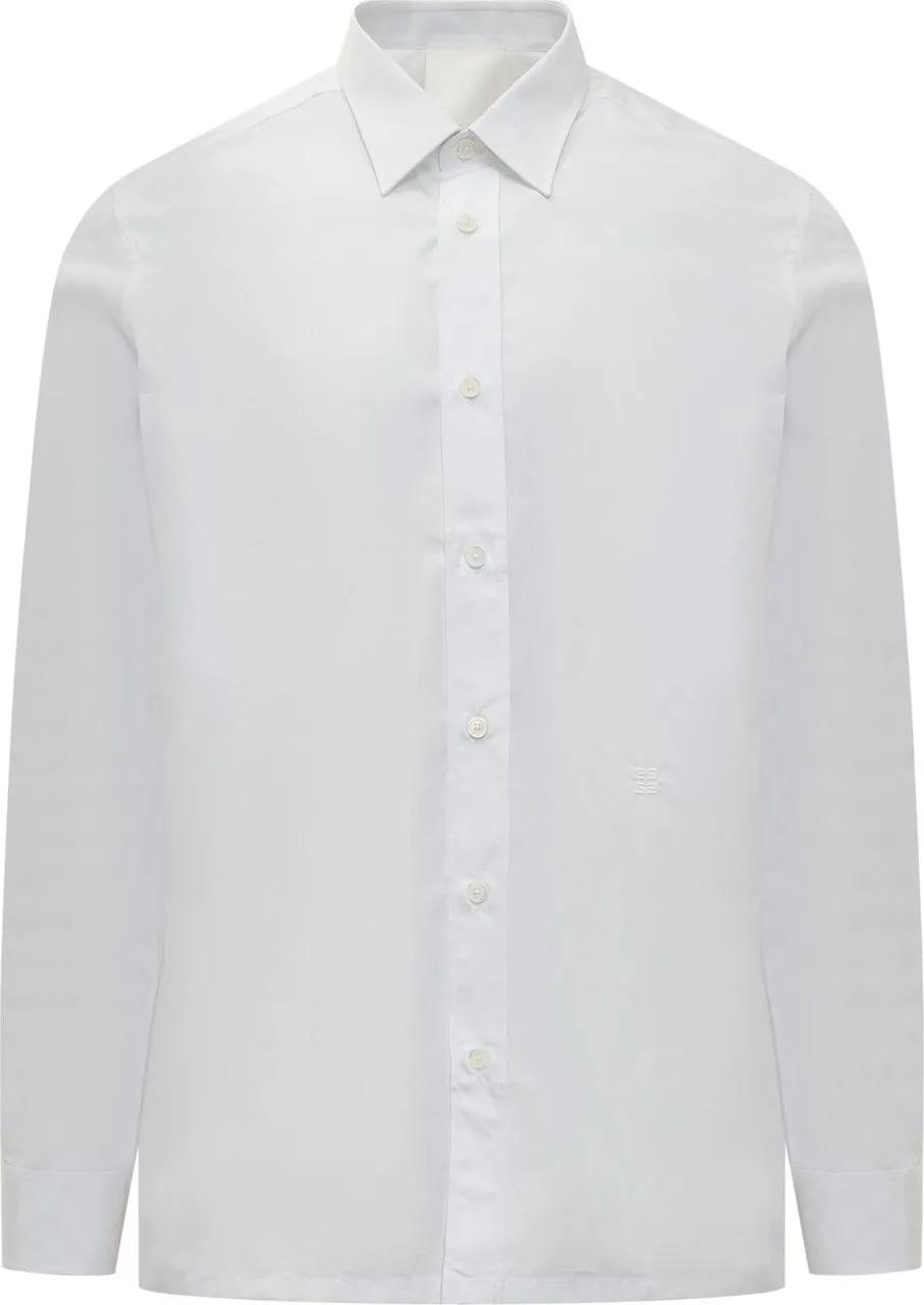 Givenchy - Camicia con Logo 4G - Größe 39 - weiß