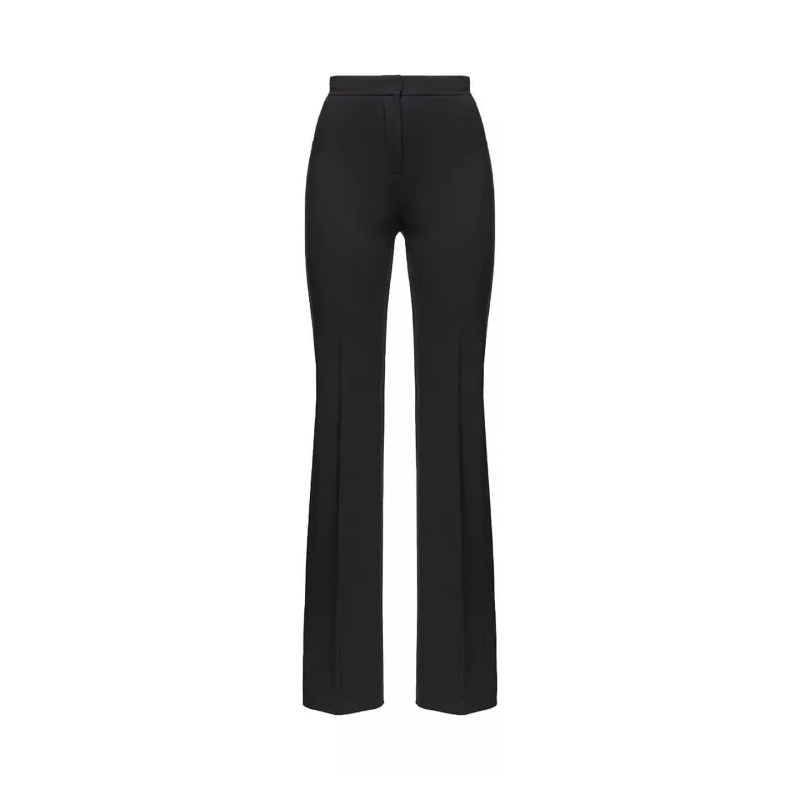 Pinko Hose Black Straight Trousers Black