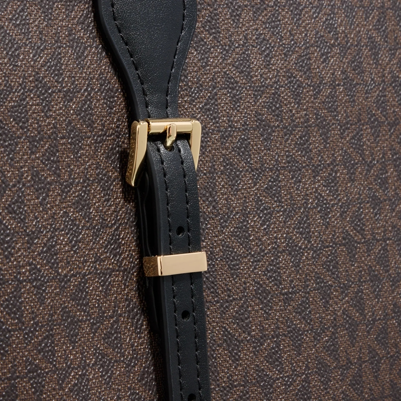 MICHAEL Michael Kors Shopper Lg Buckle Tote Brown/Blk(Image 4)