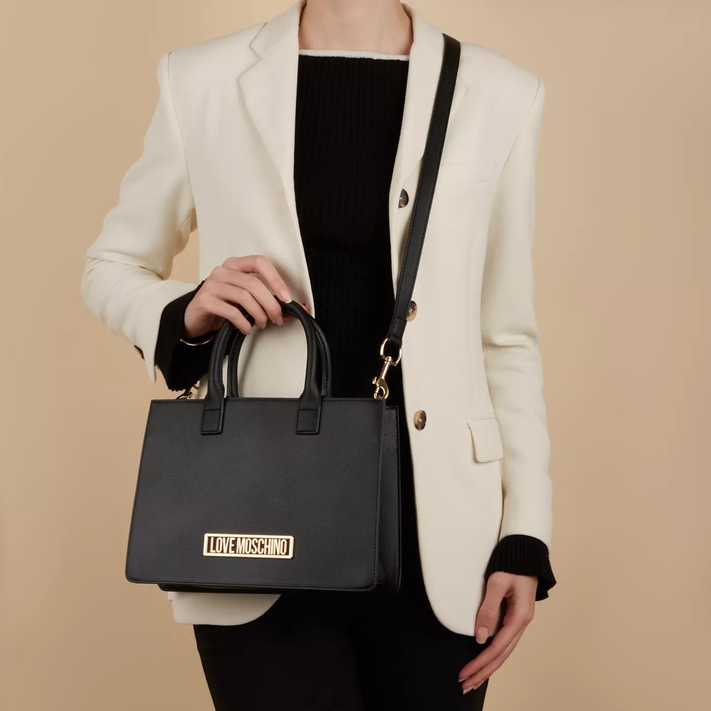 Love Moschino Crossbody bags Natural damen Handtasche Schwarz JC4 in zwart