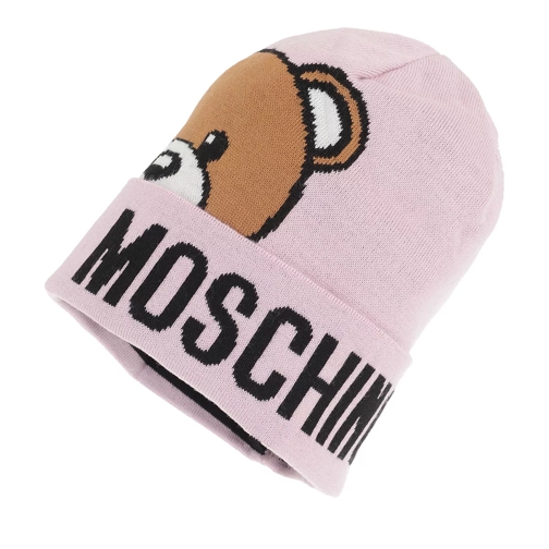 Moschino Hat Pink Chapeau en laine