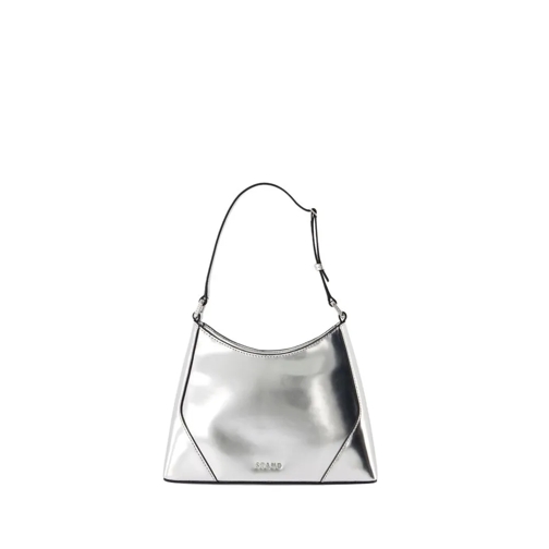 Staud Schultertasche Linda Shoulder Bag - Leather - Silver Silver