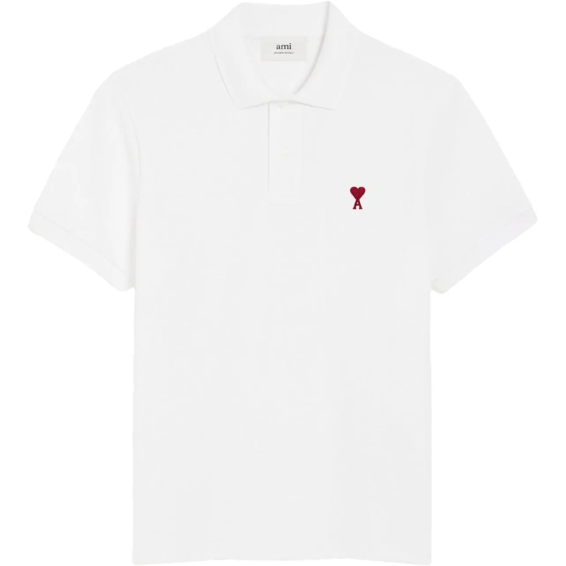 AMI Paris Polohemd T-Shirts And Polos White weiß