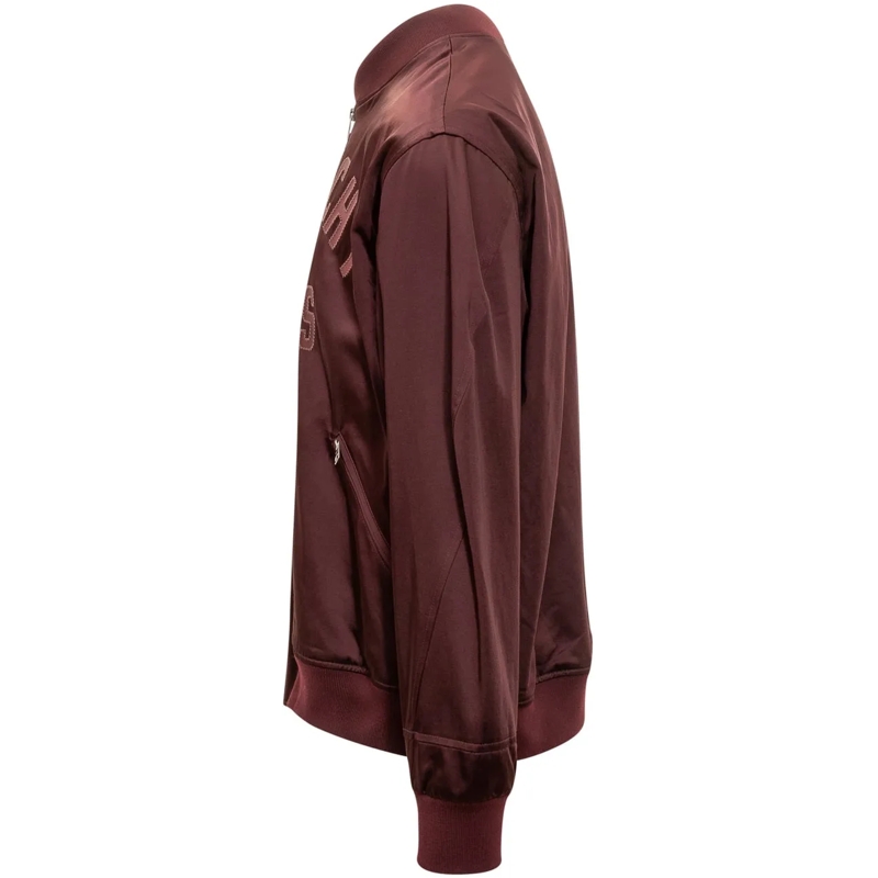 Givenchy Blouson aviateur Bomber Bordeaux con Logo Ricamato braun(Image 3)