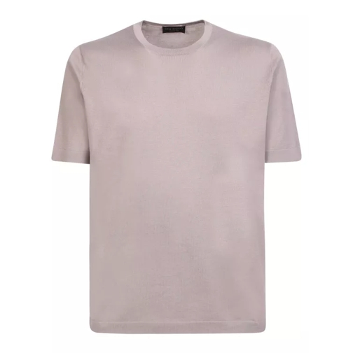 Dell'oglio Mastic Cotton T-Shirt Neutrals 