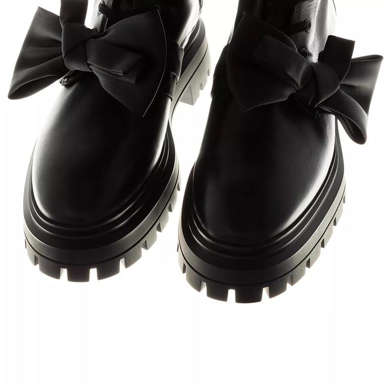 Stuart Weitzman Schnürstiefel Bedford Loveknot Bootie Black(Image 5)