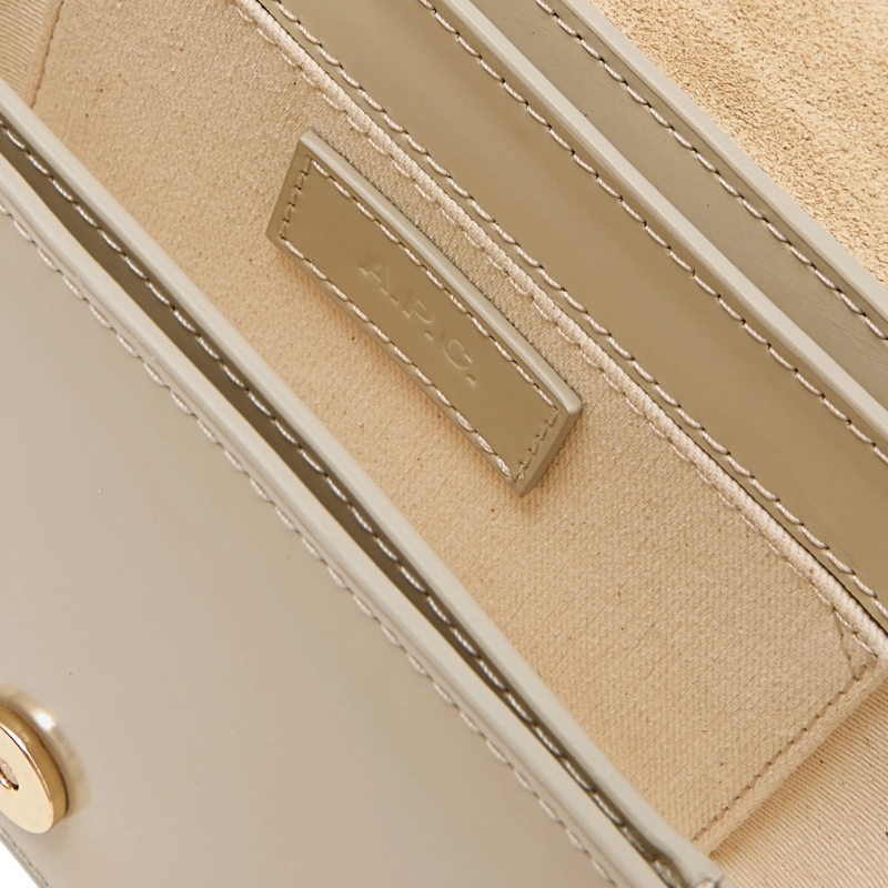 A.P.C. Crossbody Bag Le B-Side Small Aad Ecru(Image 4)