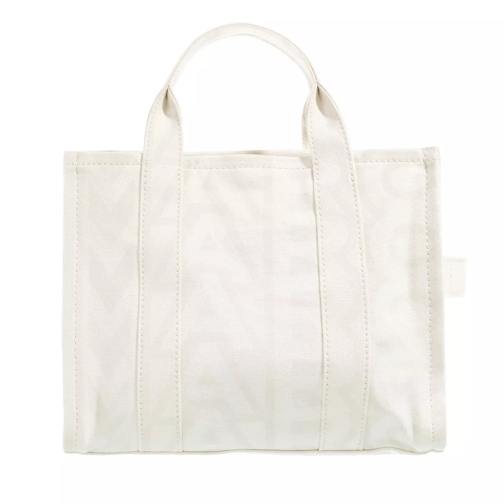 Marc Jacobs The Outlet Monogram Medium Tote Bag Eggshell/Optic White Rymlig shoppingväska