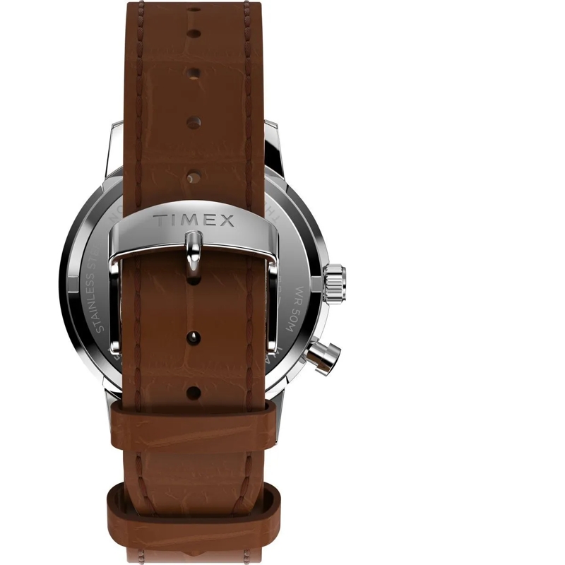 Timex Quarzuhr Quarz-Analoguhr Marlin® Moon Phase braun(Image 3)