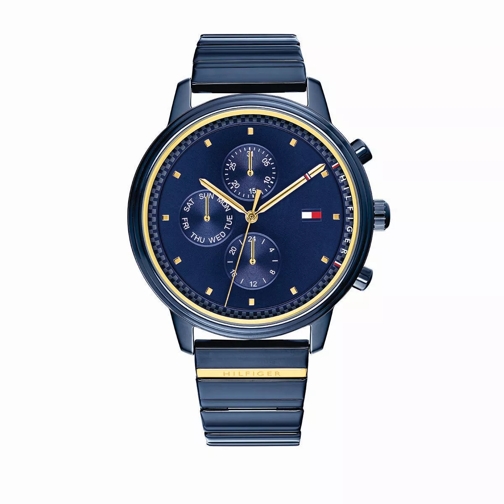 Tommy Hilfiger Women Multifunctional Watch 1781893 Blue/Gold Orologio multifunzionale