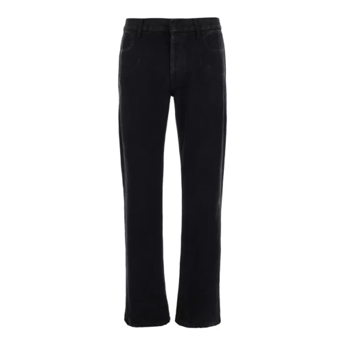 Alexander McQueen Black Jeans With Straight Leg In Denim Black 