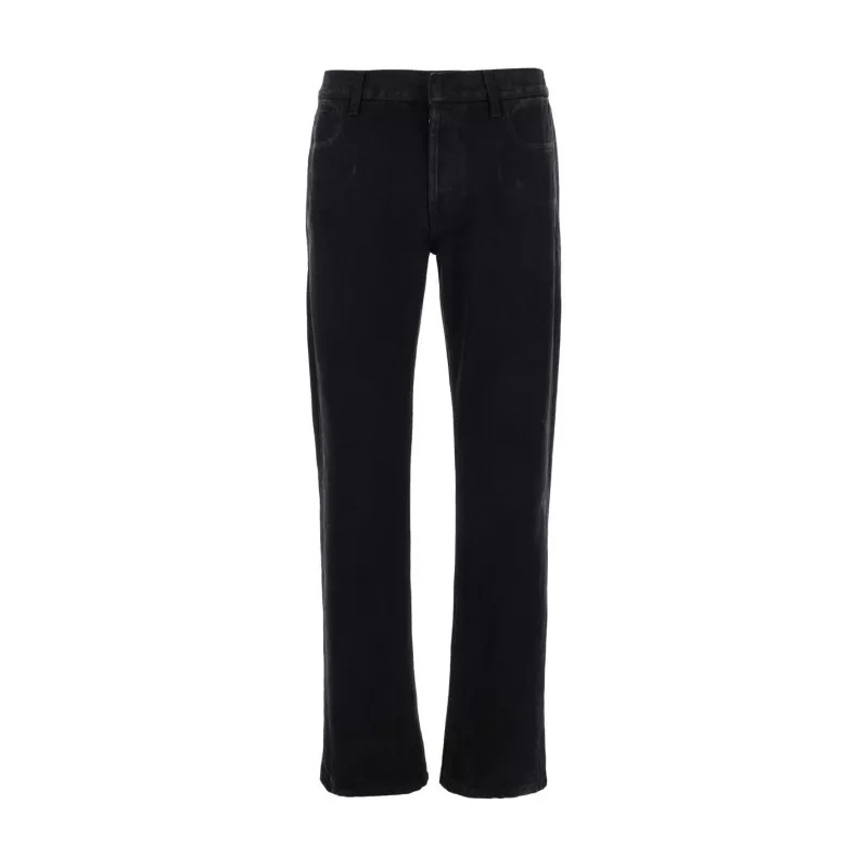 Alexander McQueen  Black Jeans With Straight Leg In Denim Black