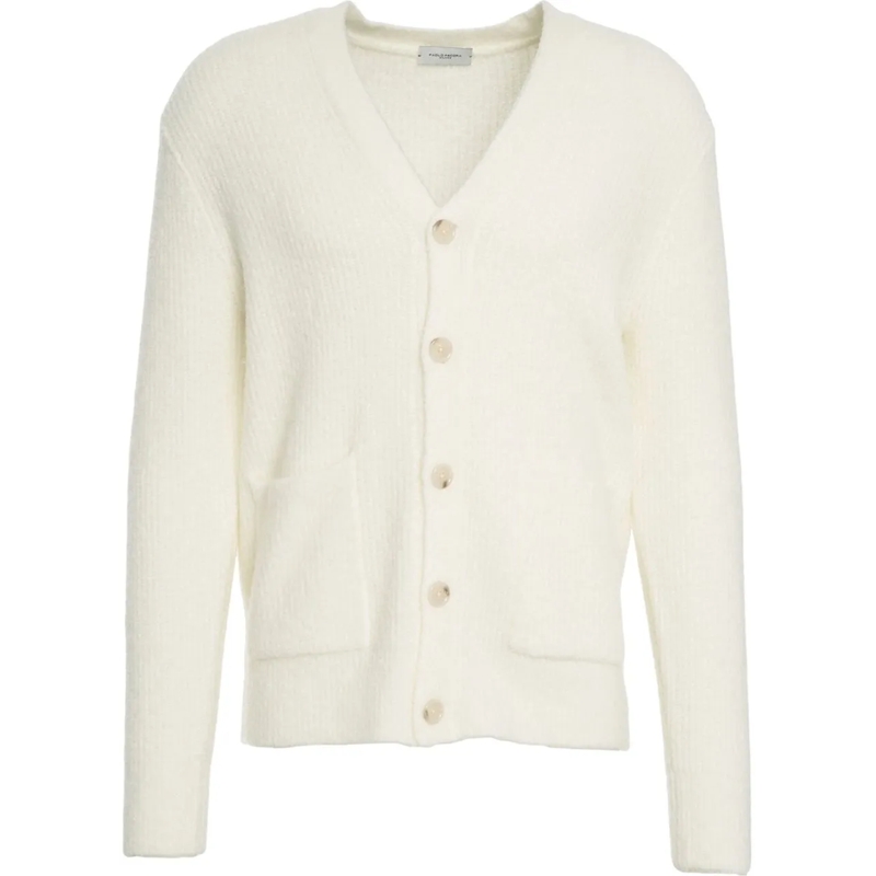 Paolo Pecora Gilet Knit cardigan weiß