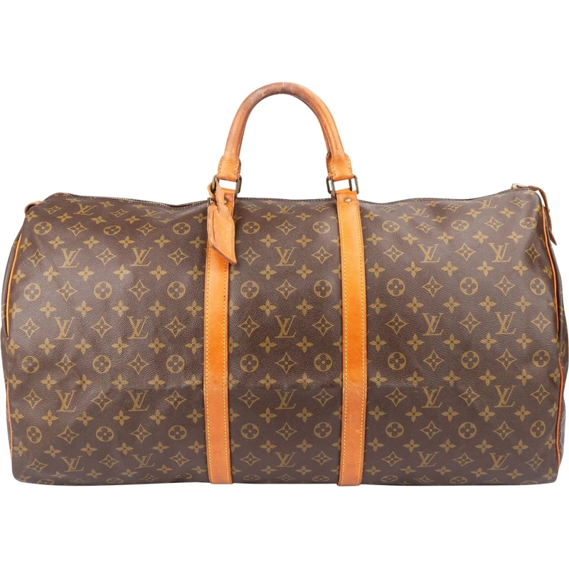 Louis Vuitton Tote Louis Vuitton Canvas Monogram Keepall 60 braun