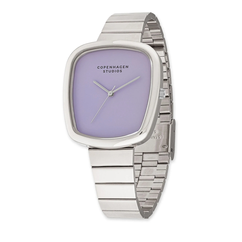 Copenhagen Quarzuhr Edelstahl Curved Watch silber(Image 3)