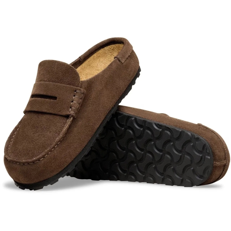 Birkenstock Loafer "Naples" Sabot – Brown Brown(Image 6)