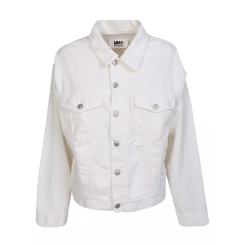 MM6 Maison Margiela Classic Denim Jacket White Jeans