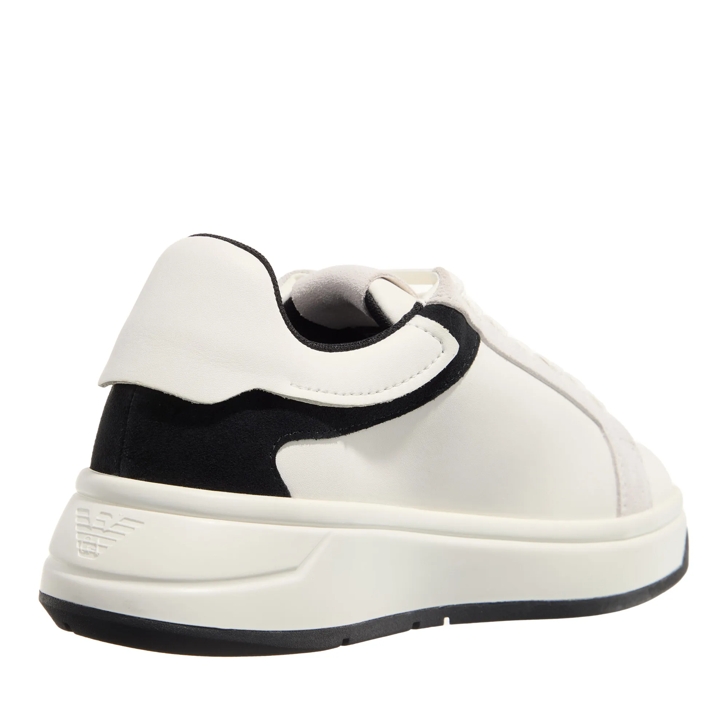 Emporio Armani Icon Sneaker Off White Black Low Top Sneaker