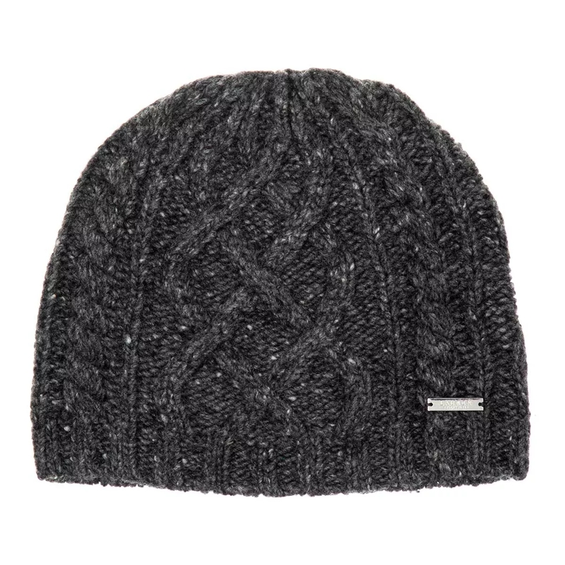 Lauren Ralph Lauren Mütze Cable Beanie Hat Charcoal