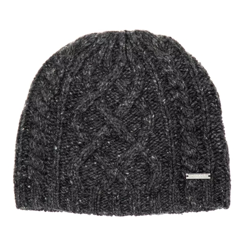 Lauren Ralph Lauren Cable Beanie Hat Charcoal Mütze