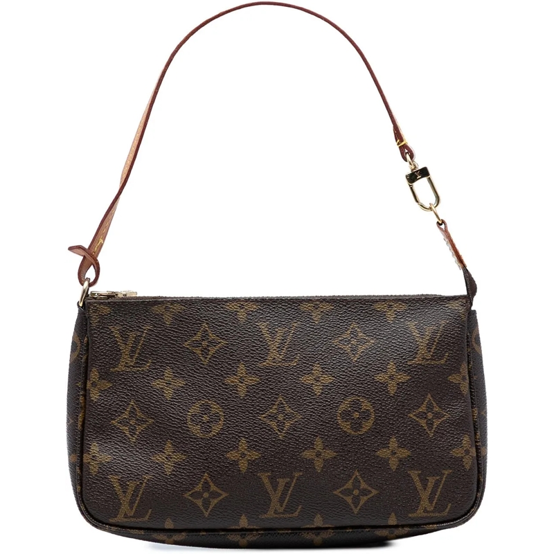 Louis Vuitton Schultertasche Monogram Pochette Accessoires braun